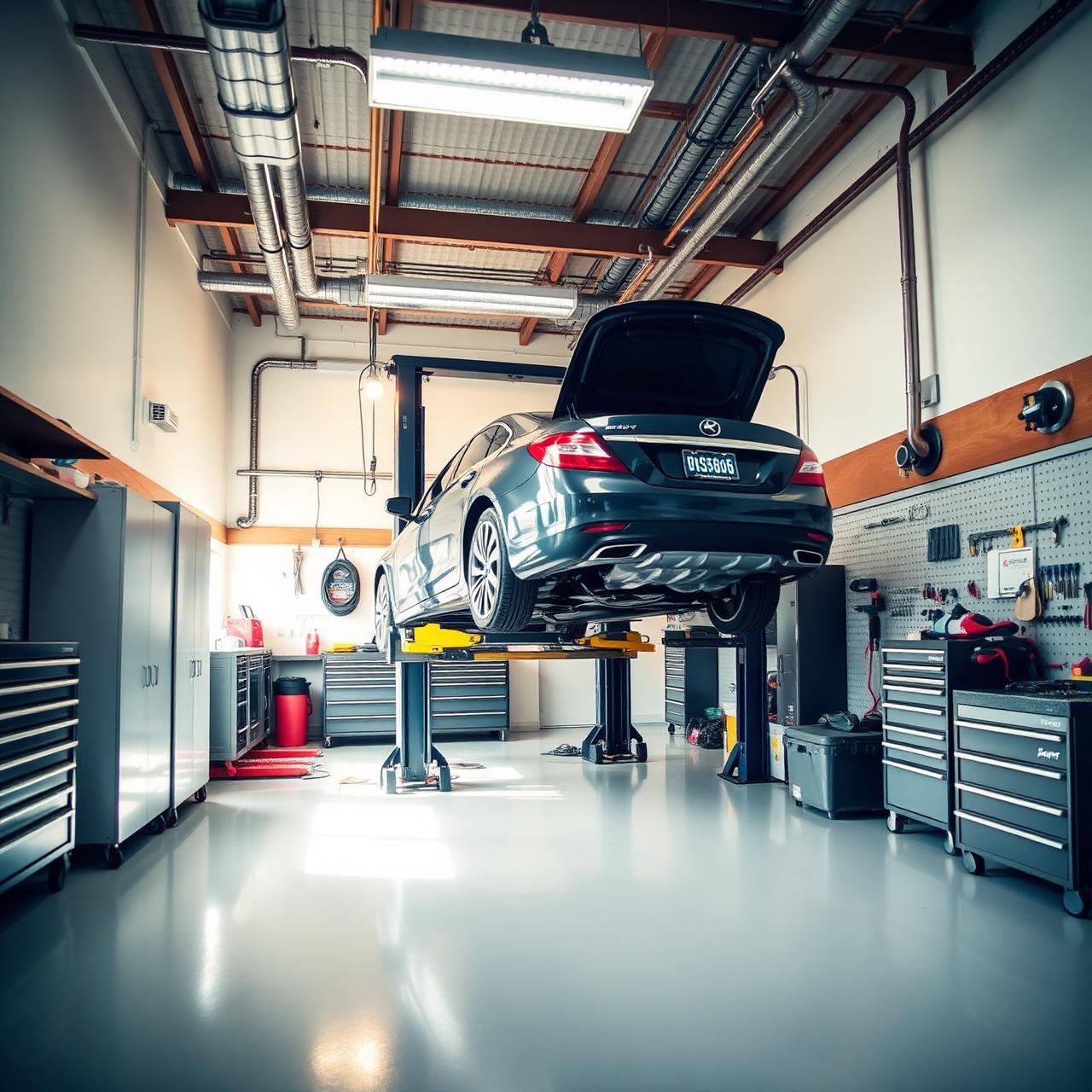 Inside Steve's Auto Service workshop in Chatsworth